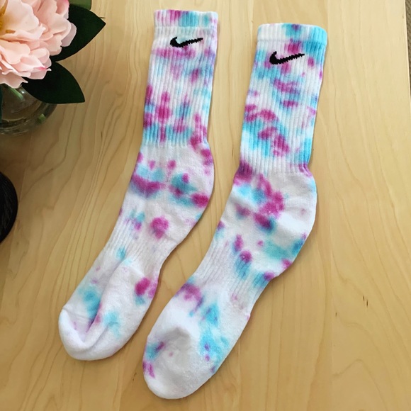 Nike Accessories - Tie Dye Nike Crew Socks